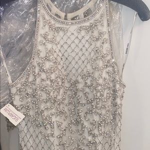 New Never Worn beaded white dress